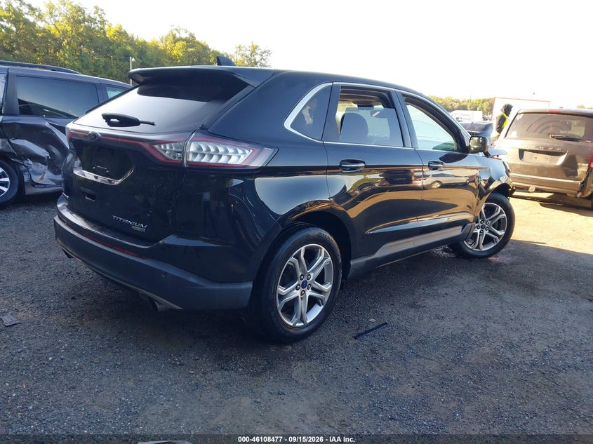 Vin: 2fmpk4k96gbb21342, lot: 46608194, ford edge titanium 20164