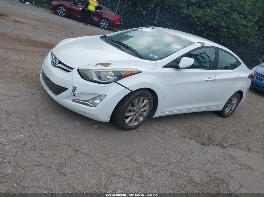 Vin: 5npdh4ae6gh684867, lot: 46608214, hyundai elantra se 20162