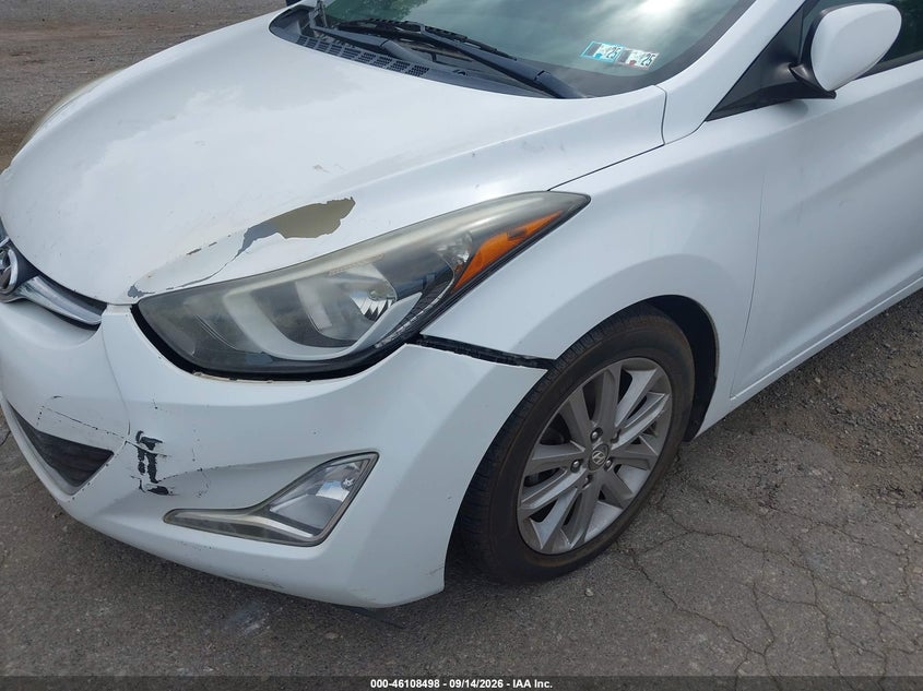 HYUNDAI ELANTRA 2016 VIN 5NPDH4AE6GH684867