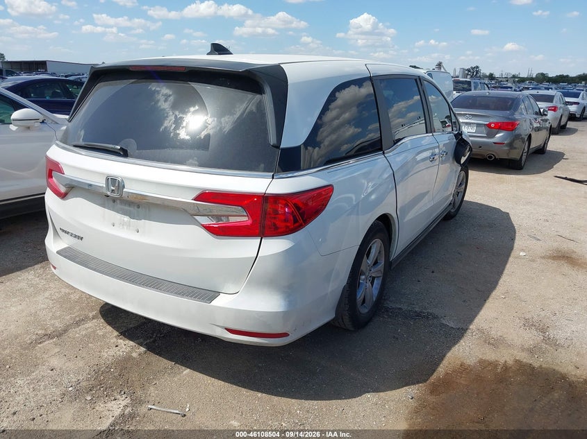 Vin: 5fnrl6h79lb070508, lot: 46608220, honda odyssey ex-l/ex-l w/navi   res 20204