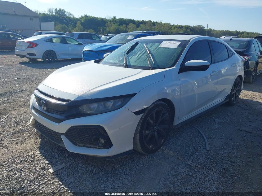 Vin: shhfk7g45ju203439, lot: 46608222, honda civic sport 20182