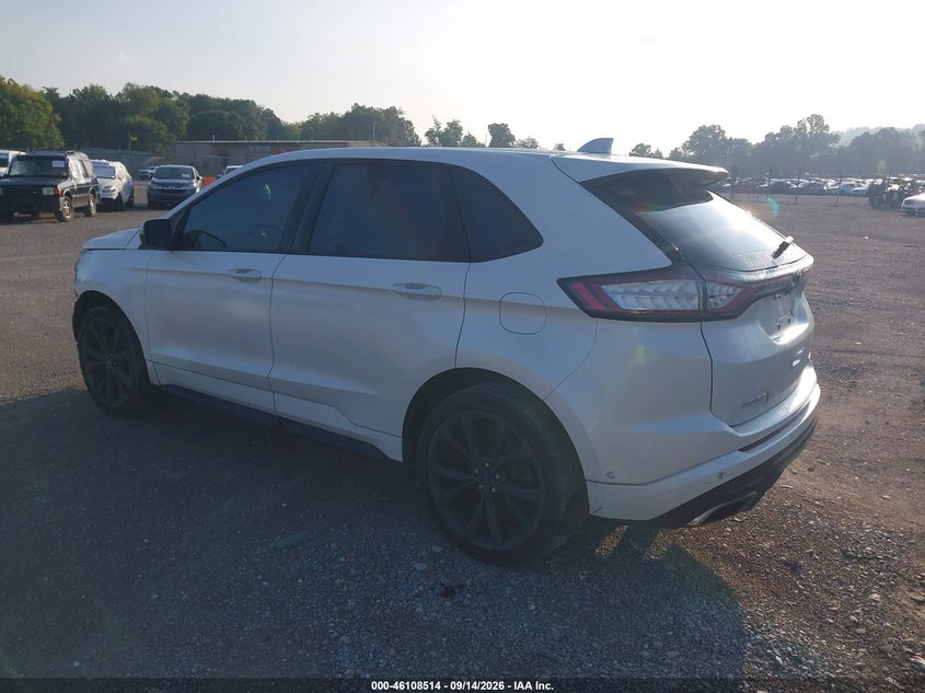 Vin: 2fmpk4ap0fbb45179, lot: 46608230, ford edge sport 20153