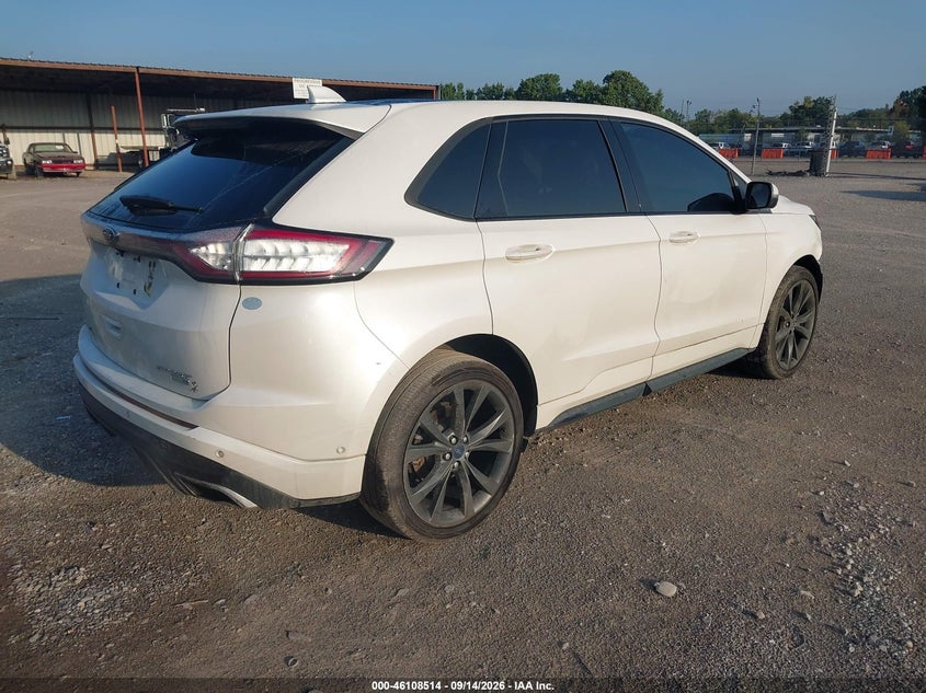 Vin: 2fmpk4ap0fbb45179, lot: 46608230, ford edge sport 20154