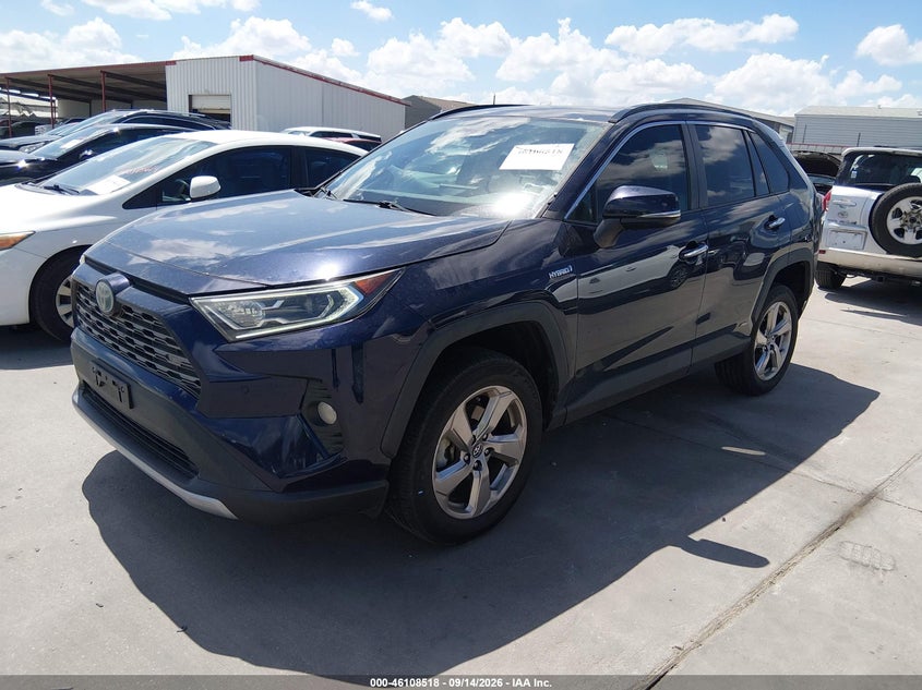 2020 Toyota RAV 4, Левый зад, IAAI, VIN 2T3DWRFV9LW070507 — фото 2