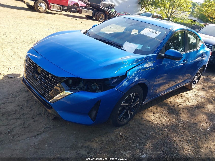 Vin: 3n1ab8cv9ry333078, lot: 46608244, nissan sentra sv xtronic cvt 20242
