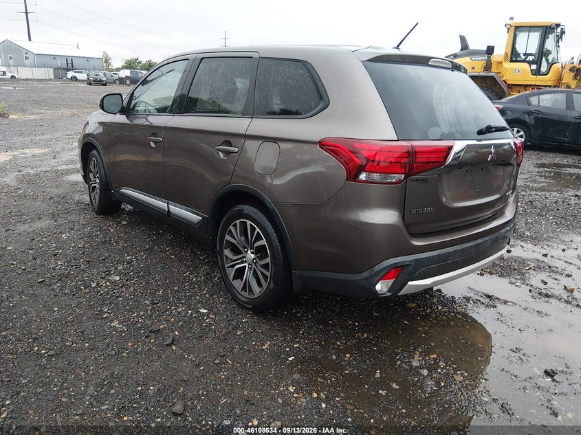 Vin: ja4az3a37gz018046, lot: 46608250, mitsubishi outlander se 20163