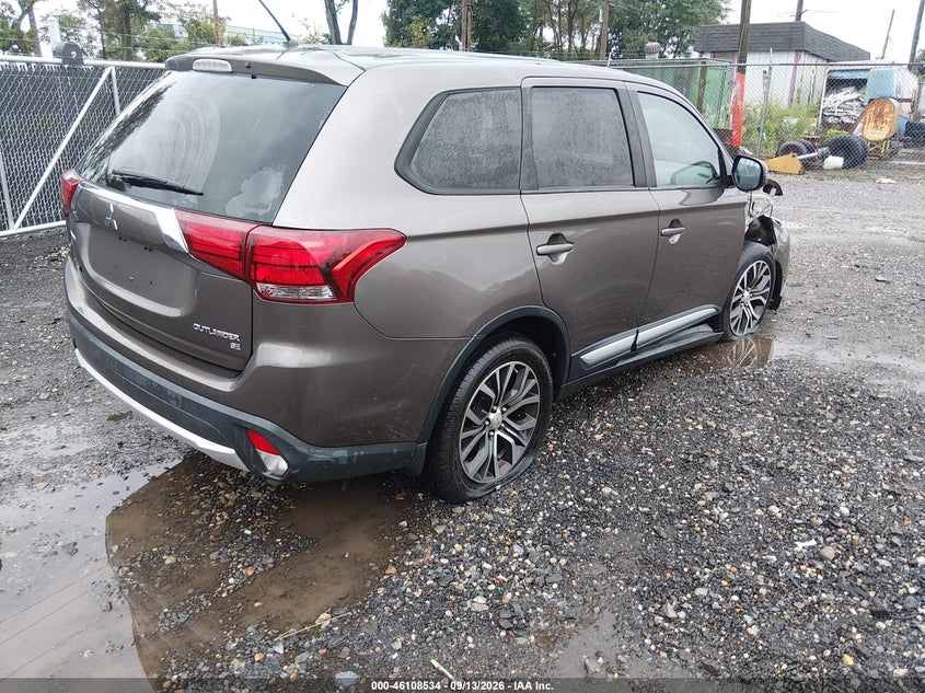 Vin: ja4az3a37gz018046, lot: 46608250, mitsubishi outlander se 20164