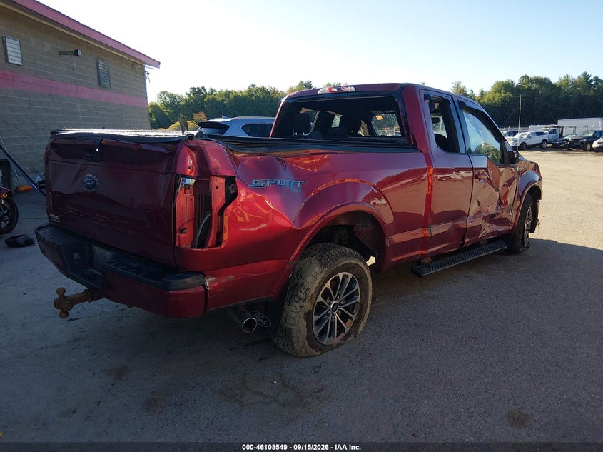 Vin: 1ftfx1e56jfa84386, lot: 46608265, ford f-150 xlt 20184