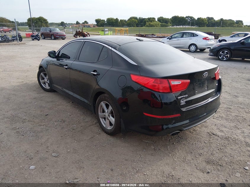 Vin: 5xxgm4a71fg441052, lot: 46608272, kia optima lx 20153