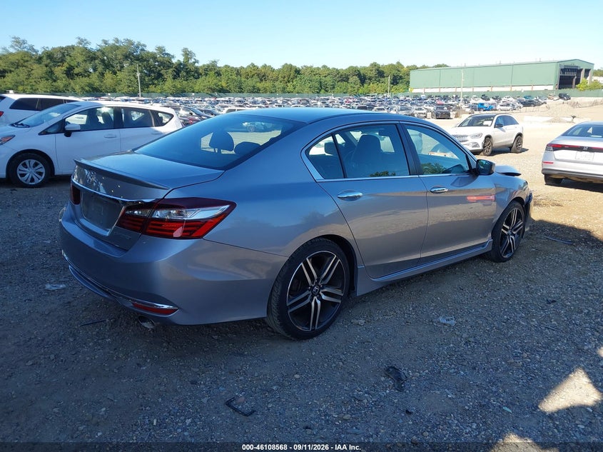 Vin: 1hgcr2f59ga143665, lot: 46608284, honda accord sport 20164