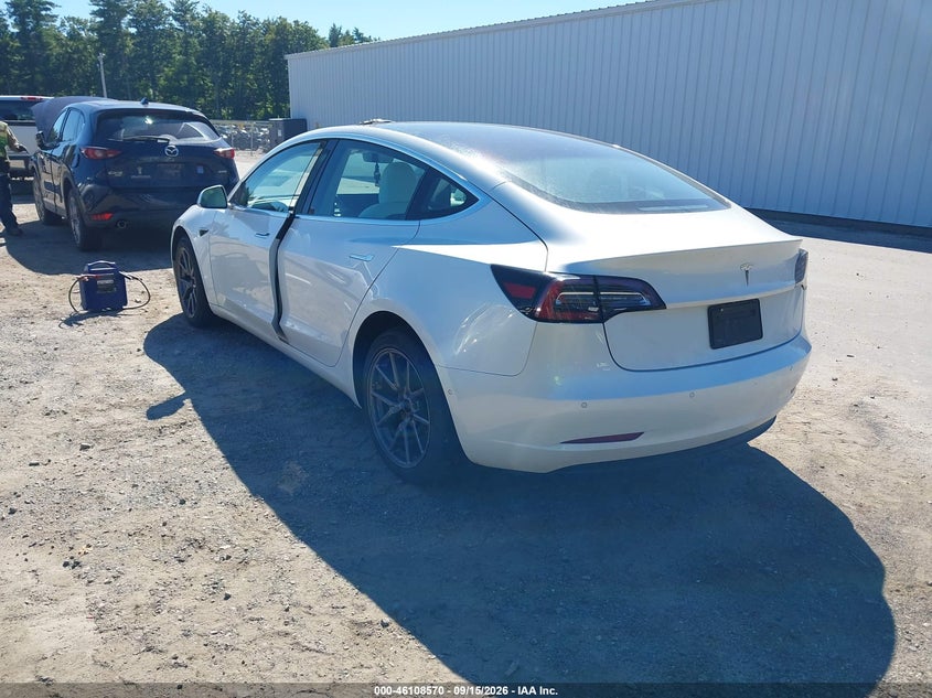 Vin: 5yj3e1ea6kf332549, lot: 46608286, tesla model 3 long range/mid range/standard range/standard range plus 20193