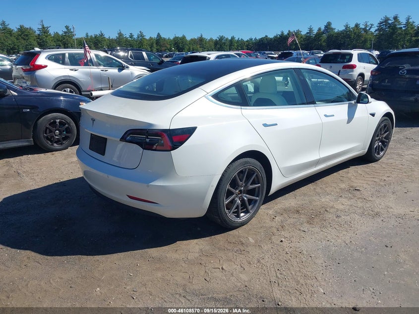Vin: 5yj3e1ea6kf332549, lot: 46608286, tesla model 3 long range/mid range/standard range/standard range plus 20194