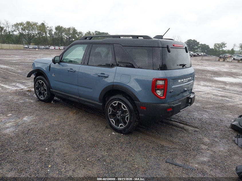 Vin: 3fmcr9cn5srf71349, lot: 46608315, ford bronco sport outer banks 20253