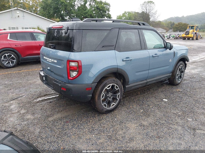 Vin: 3fmcr9cn5srf71349, lot: 46608315, ford bronco sport outer banks 20254