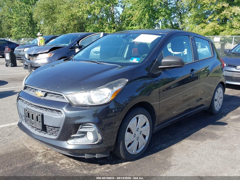 Vin: kl8cb6sa9gc630875, lot: 46608340, chevrolet spark ls cvt 20162