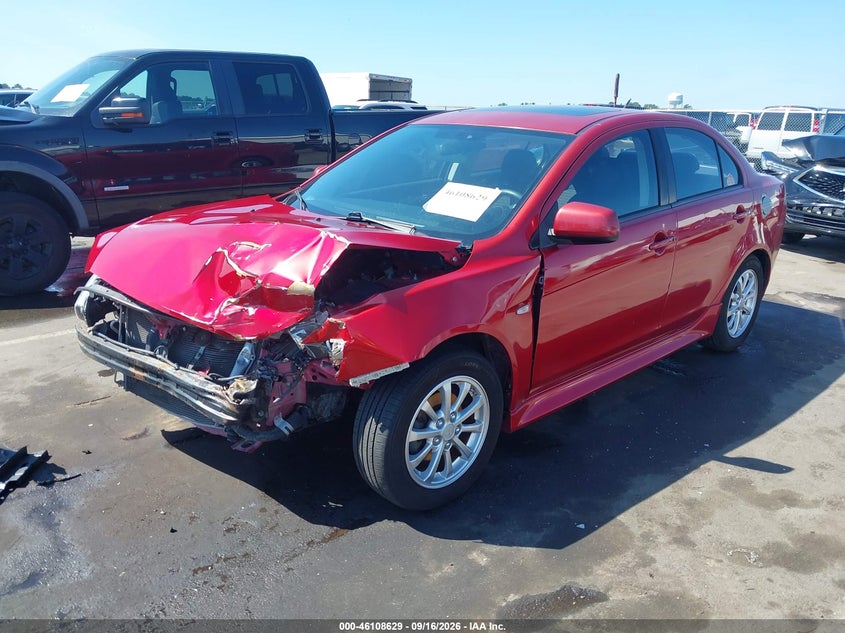 Vin: ja32u2fuxdu017842, lot: 46608345, mitsubishi lancer es 20132
