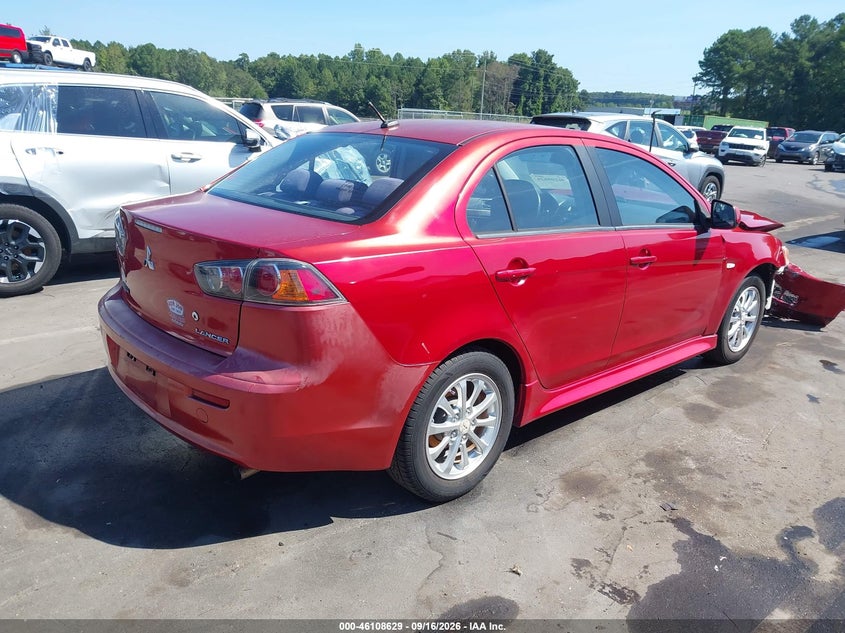 Vin: ja32u2fuxdu017842, lot: 46608345, mitsubishi lancer es 20134