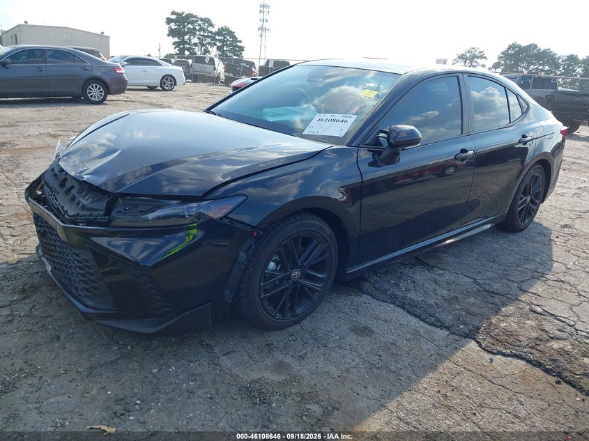 Vin: 4t1daack8su080656, lot: 46608362, toyota camry se 20252