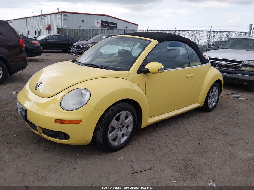 2007 Volkswagen Beetle, Звичайний знос, IAAI, VIN 3VWRF31Y37M407245 — фото 2