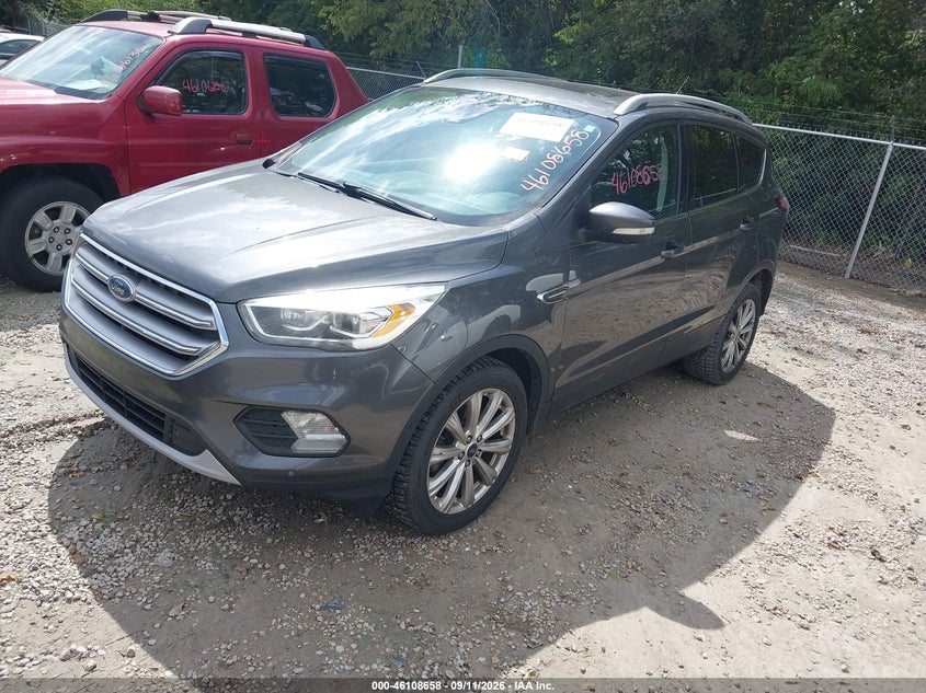 Vin: 1fmcu9j93hue40636, lot: 46608373, ford escape titanium 20172
