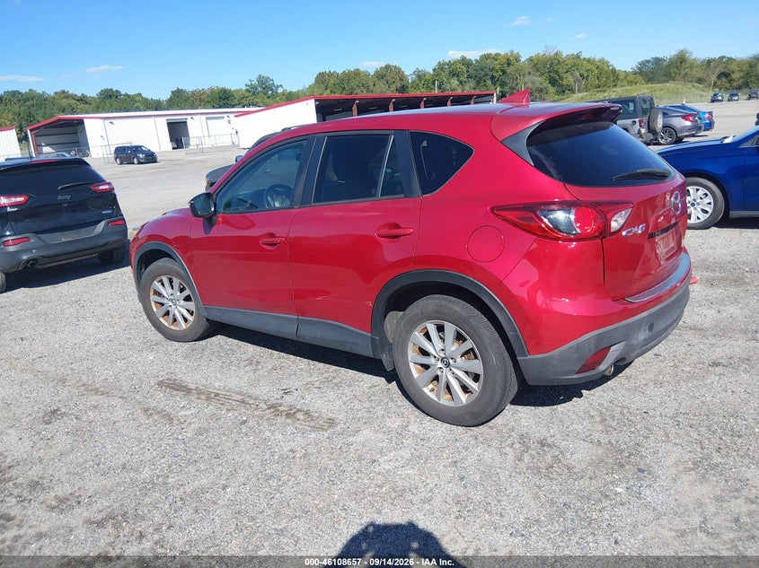 Vin: jm3ke2cy7g0651165, lot: 46608374, mazda cx-5 touring 20163