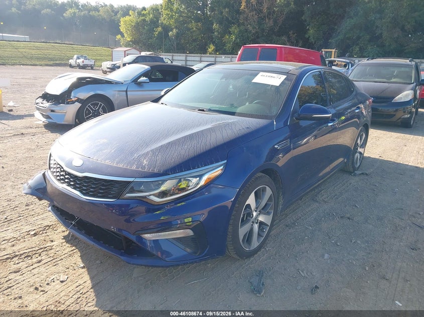 Vin: 5xxgt4l37kg306195, lot: 46608390, kia optima s 20192