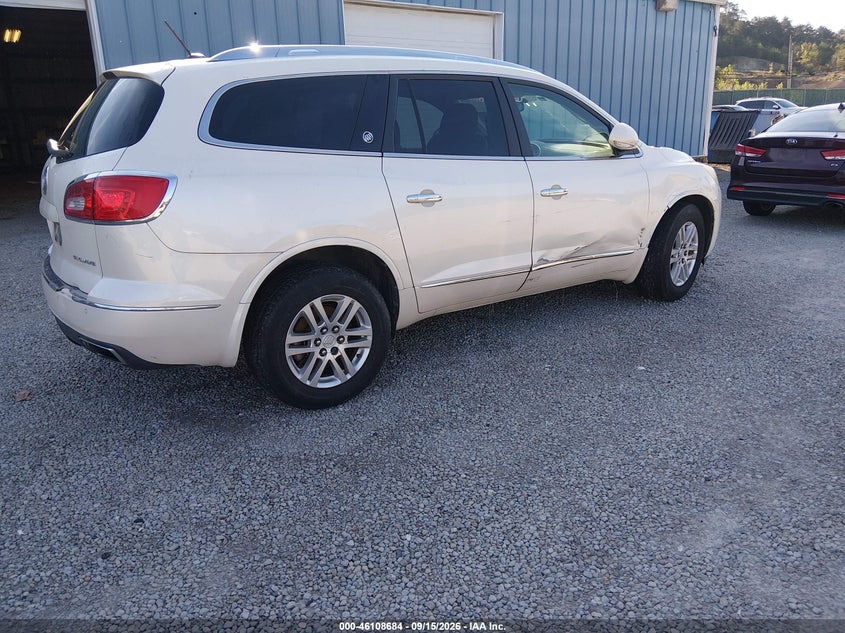 Vin: 5gakrakd4ej359326, lot: 46608400, buick enclave convenience 20144