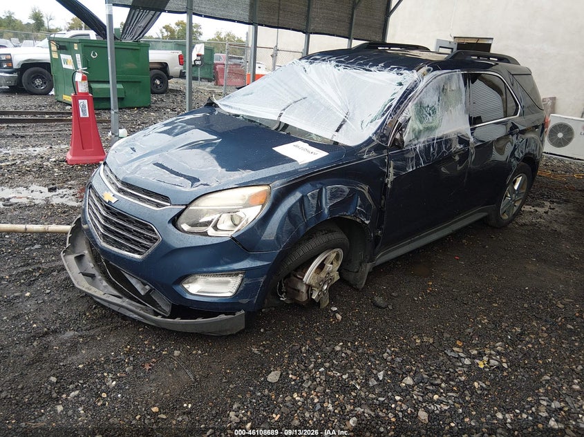 Vin: 2gnalcek7g6146833, lot: 46608405, chevrolet equinox lt 20162