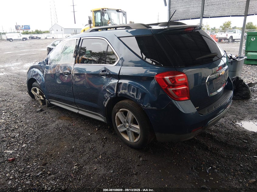 Vin: 2gnalcek7g6146833, lot: 46608405, chevrolet equinox lt 20163