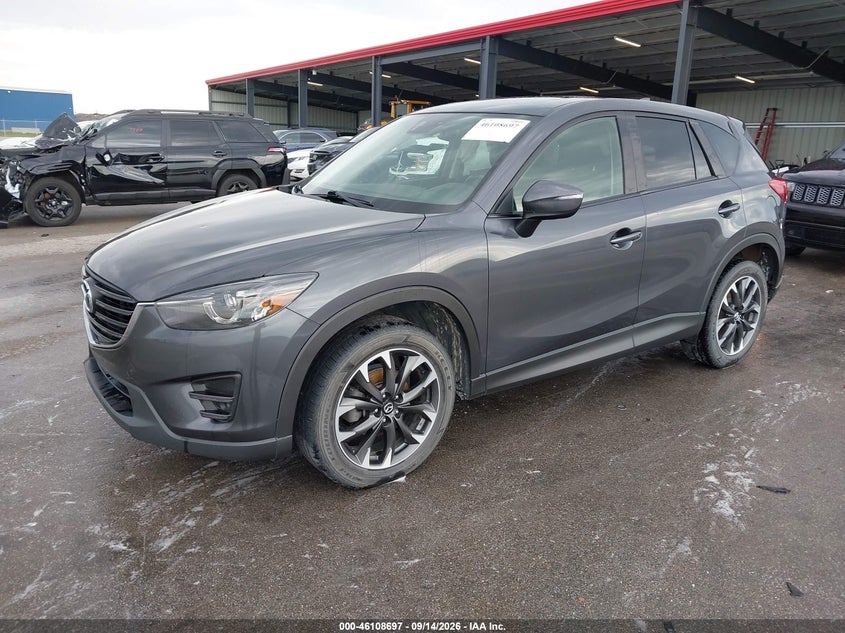 Vin: jm3ke4dy7g0836889, lot: 46608413, mazda cx-5 grand touring 20162