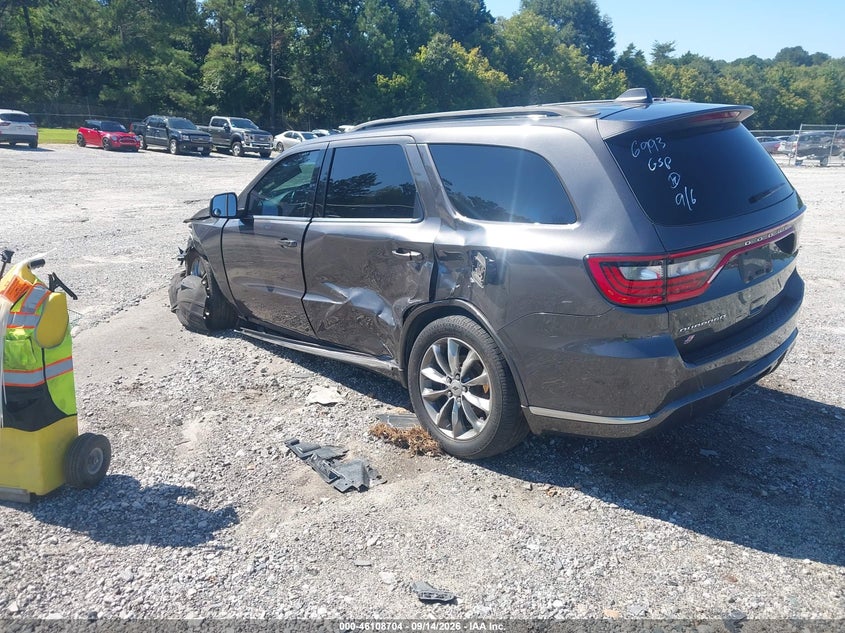 Vin: 1c4rdjag4mc696993, lot: 46608420, dodge durango sxt plus awd 20213