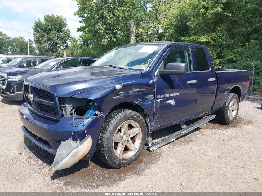 Vin: 1c6rd7ft8cs167194, lot: 46608434, ram 1500 express 20122
