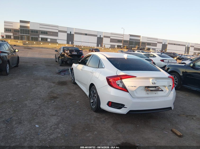 Vin: 19xfc2f7xje017690, lot: 46608439, honda civic ex 20183