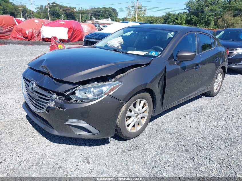 Vin: 3mzbm1u71gm258641, lot: 46608444, mazda mazda3 i sport 20162