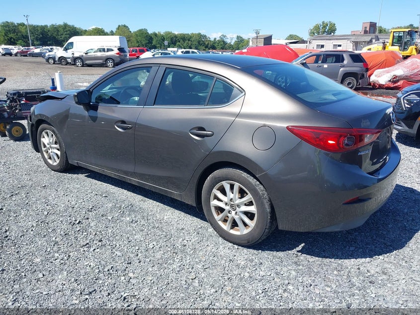 Vin: 3mzbm1u71gm258641, lot: 46608444, mazda mazda3 i sport 20163