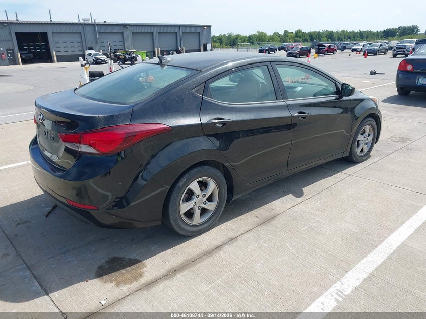 Vin: 5npdh4ae4eh533460, lot: 46608460, hyundai elantra se 20144
