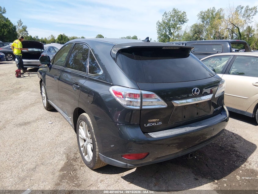 Vin: jtjzb1ba4a2001779, lot: 46608470, lexus rx 450h 20103