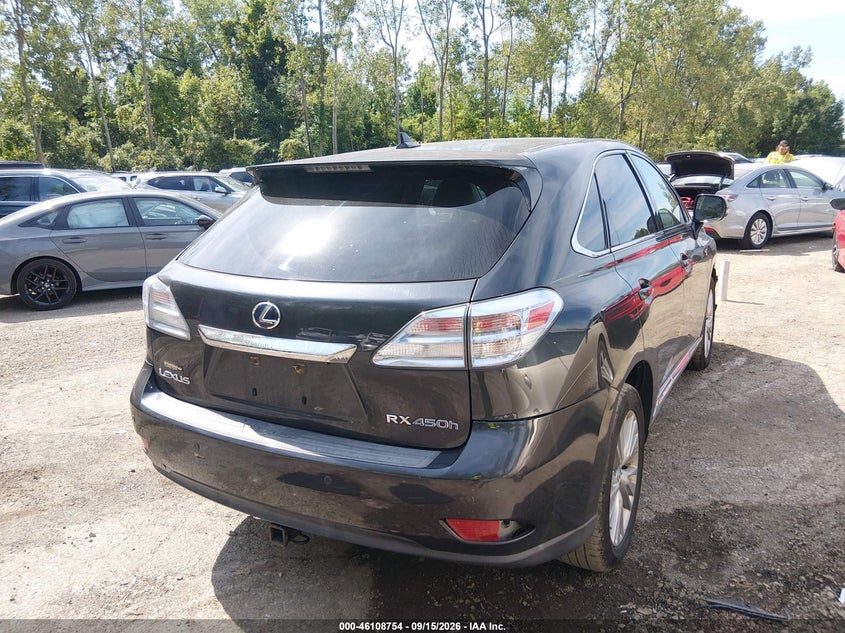 Vin: jtjzb1ba4a2001779, lot: 46608470, lexus rx 450h 20104