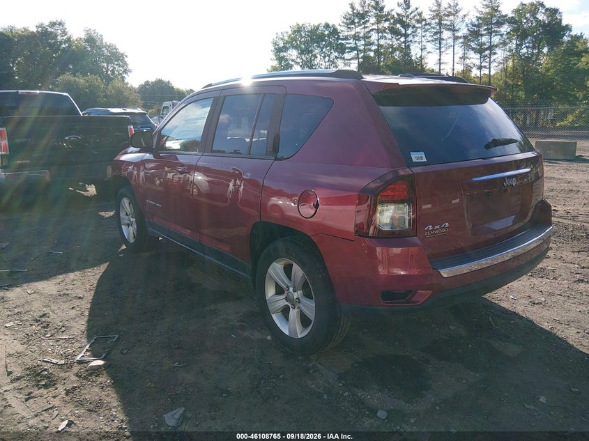 Vin: 1c4njdeb1fd357273, lot: 46608481, jeep compass high altitude edition 20153