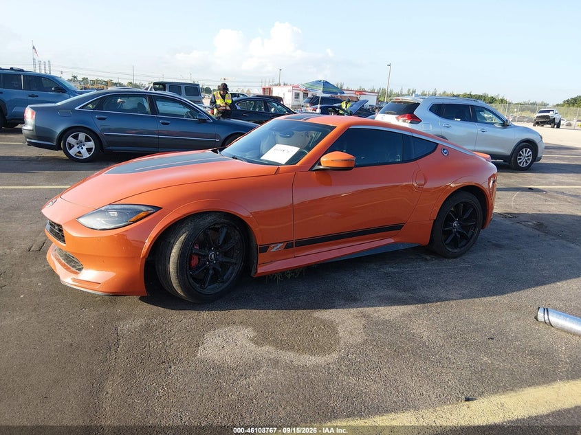Vin: jn1bz4bh2rm365670, lot: 46608483, nissan z performance auto 20242