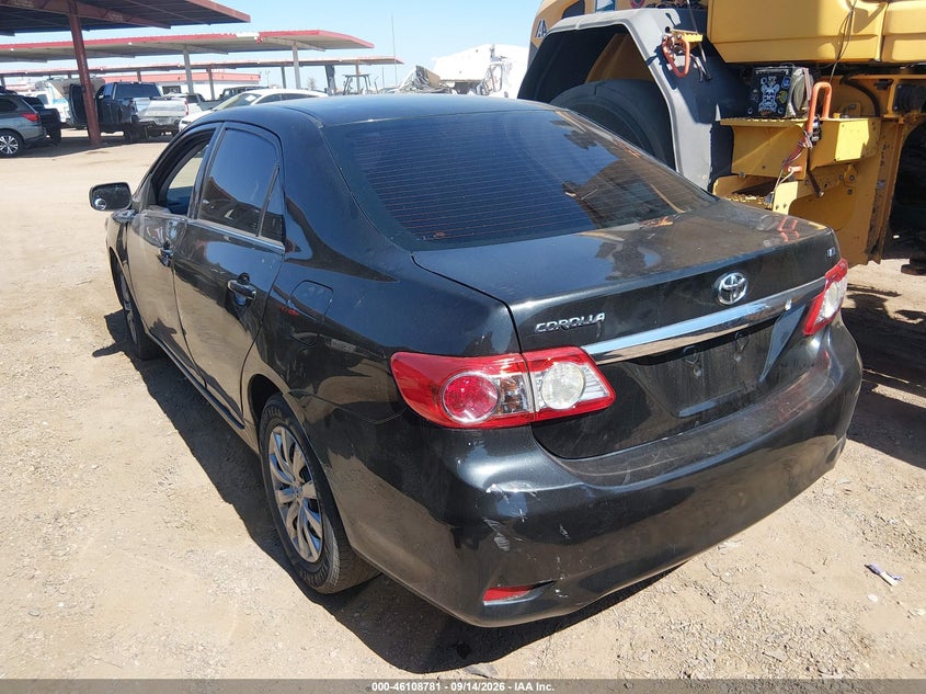 Vin: 5yfbu4ee3dp133680, lot: 46608497, toyota corolla le 20133