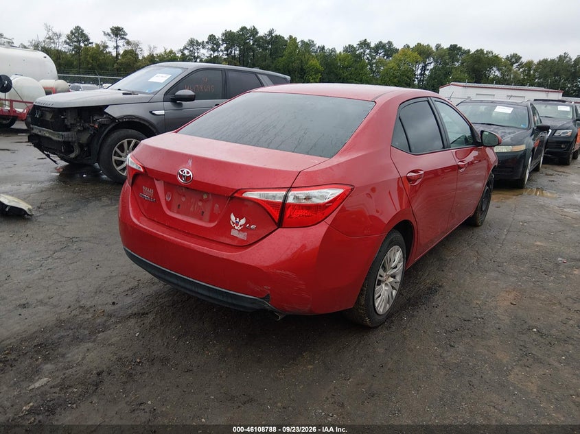 Vin: 2t1burhe7gc565587, lot: 46608504, toyota corolla le 20164