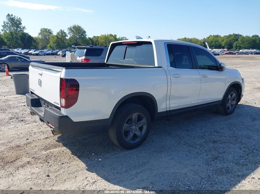 Vin: 5fpyk3f50pb066309, lot: 46608511, honda ridgeline rtl 20234
