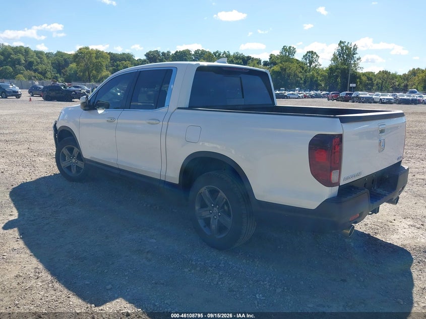 Vin: 5fpyk3f50pb066309, lot: 46608511, honda ridgeline rtl 20233