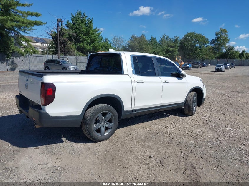Vin: 5fpyk3f50pb066309, lot: 46608511, honda ridgeline rtl 20234
