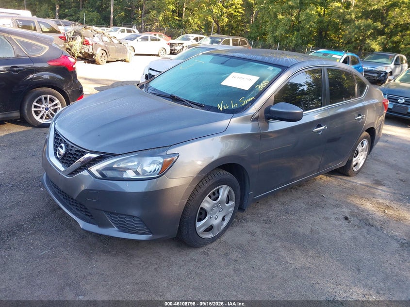 Vin: 3n1ab7ap4gl642756, lot: 46608514, nissan sentra fe+ s/s/sl/sr/sv 20162