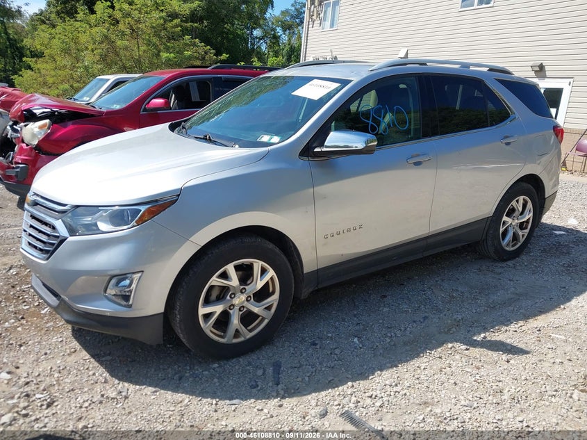 Vin: 3gnaxvev6js571740, lot: 46608526, chevrolet equinox premier 20182