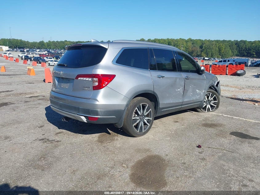 Vin: 5fnyf6h95mb038922, lot: 46608533, honda pilot awd touring 8 passenger 20214