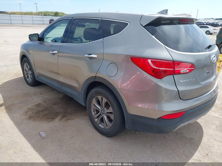 Vin: 5xyztdlb6fg246895, lot: 46608538, hyundai santa fe sport 2.4l 20153