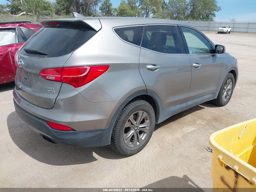 Vin: 5xyztdlb6fg246895, lot: 46608538, hyundai santa fe sport 2.4l 20154